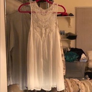 Pepper mayo white dress aus size 6 us size small